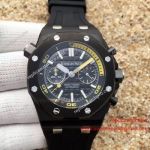 Swiss Replica Audemars Piguet Royal Oak Offshore Diver Black Chronograph Watch